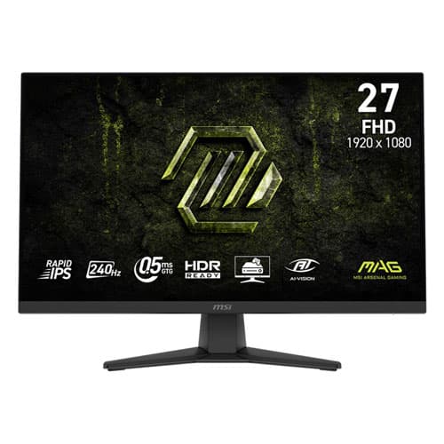 MSI MAG 272F X24 27" INCH FHD 240HZ 0.5MS ADAPTIVE SYNC RAPID IPS GAMING MONITOR