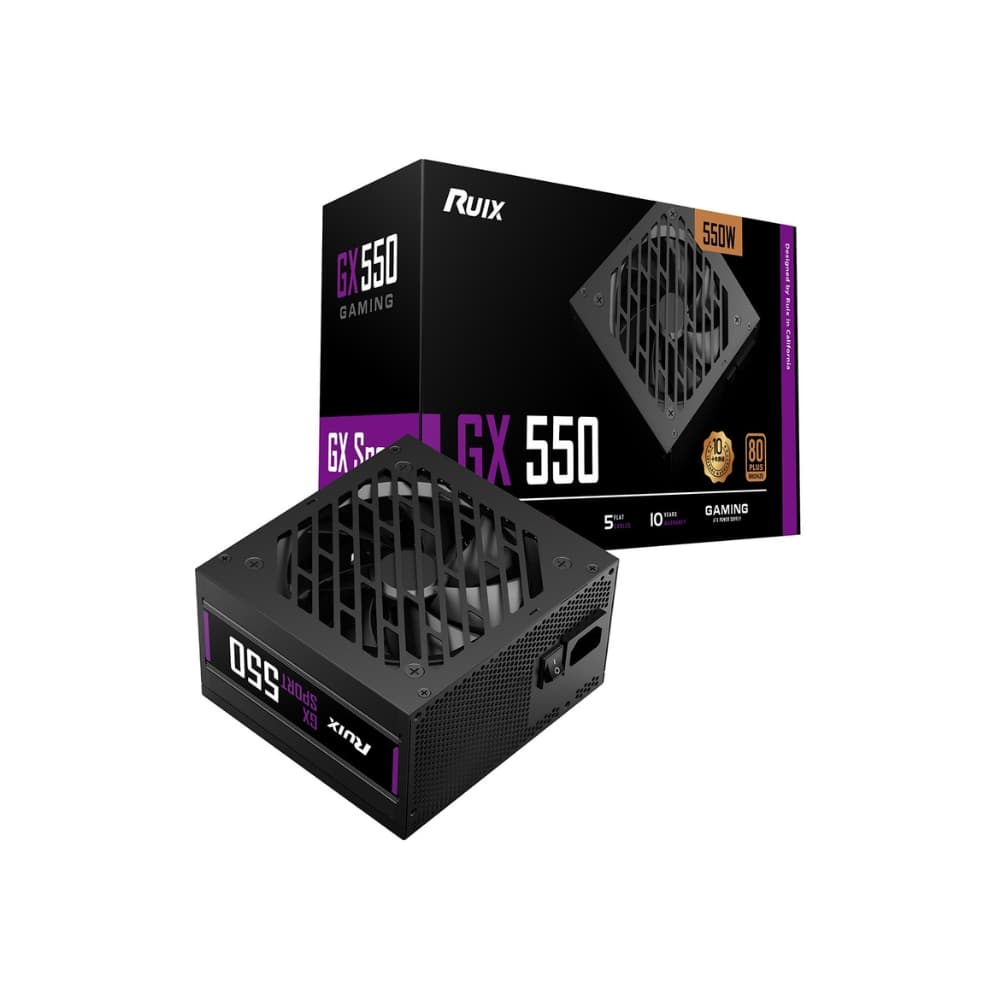 RUIX 550W 80+ BRONZE B144 POWER SUPPLY